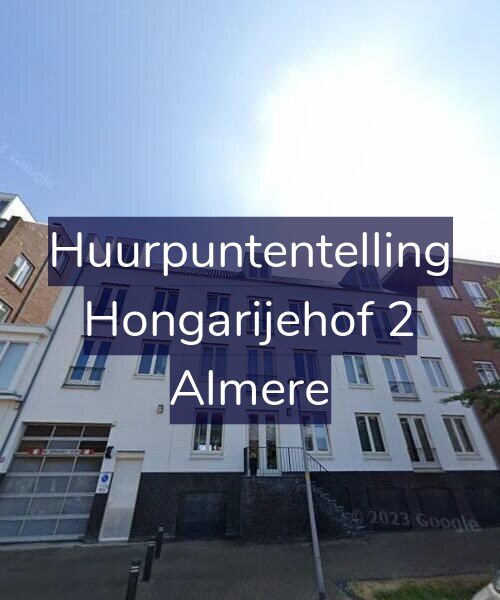 Foto gevel Huurpuntentelling voor Hongarijehof 2, Almere