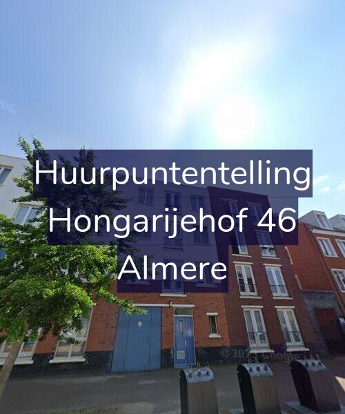 Foto gevel Huurpuntentelling voor Hongarijehof 46, Almere