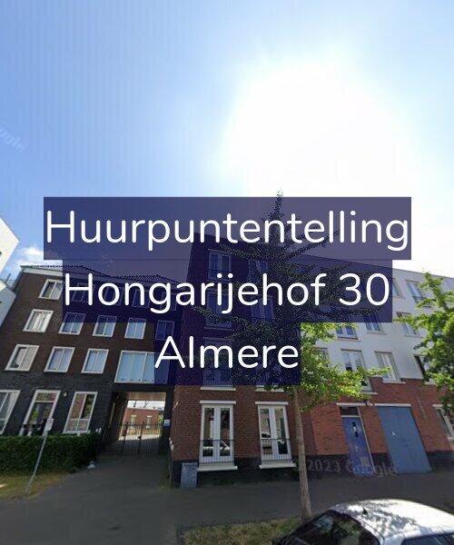 Foto gevel Huurpuntentelling voor Hongarijehof 30, Almere