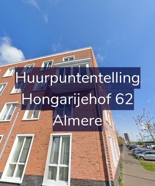 Foto gevel Huurpuntentelling voor Hongarijehof 62, Almere
