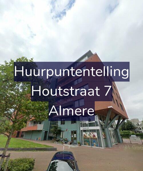 Foto gevel Huurpuntentelling voor Houtstraat 7, Almere
