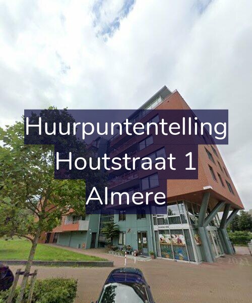 Foto gevel Huurpuntentelling voor Houtstraat 1, Almere