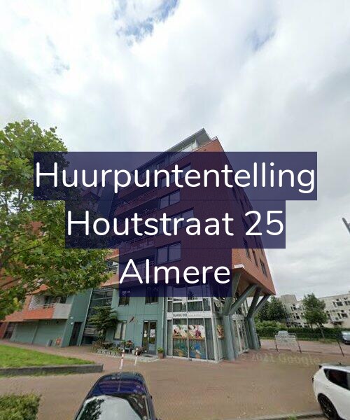 Foto gevel Huurpuntentelling voor Houtstraat 25, Almere