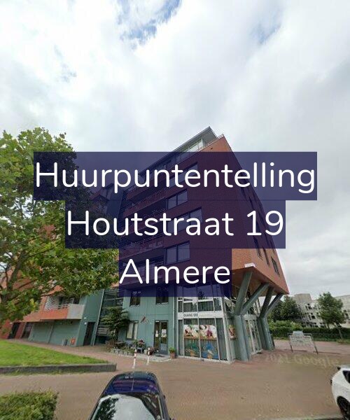 Foto gevel Huurpuntentelling voor Houtstraat 19, Almere