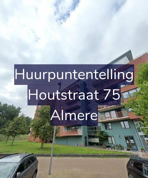 Foto gevel Huurpuntentelling voor Houtstraat 75, Almere