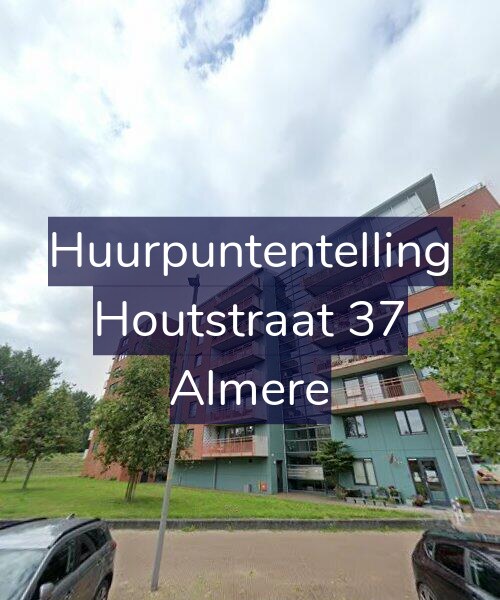 Foto gevel Huurpuntentelling voor Houtstraat 37, Almere