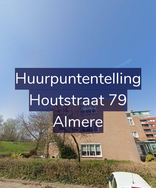 Foto gevel Huurpuntentelling voor Houtstraat 79, Almere