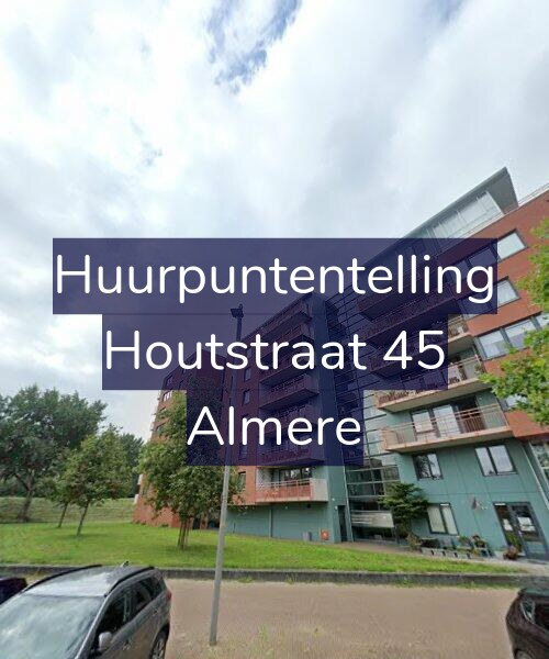 Foto gevel Huurpuntentelling voor Houtstraat 45, Almere