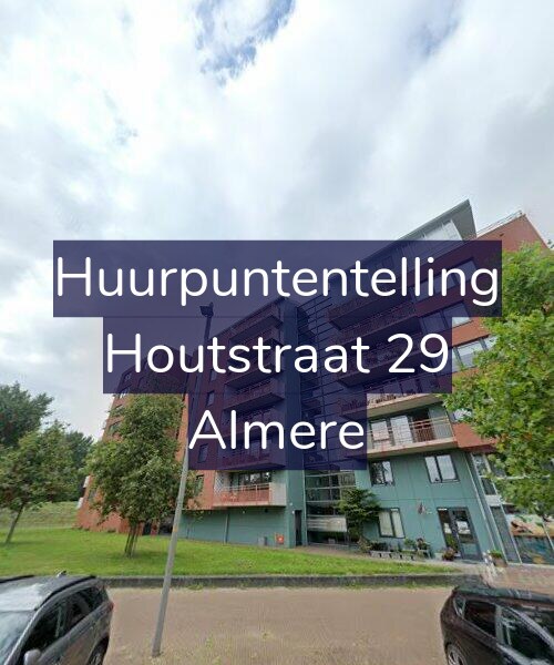 Foto gevel Huurpuntentelling voor Houtstraat 29, Almere