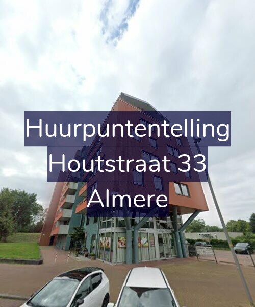 Foto gevel Huurpuntentelling voor Houtstraat 33, Almere