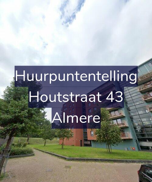 Foto gevel Huurpuntentelling voor Houtstraat 43, Almere