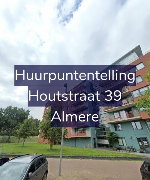 Foto gevel Huurpuntentelling voor Houtstraat 39, Almere