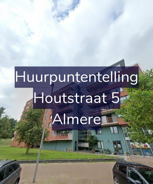 Foto gevel Huurpuntentelling voor Houtstraat 5, Almere