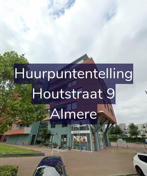 Foto gevel Huurpuntentelling voor Houtstraat 9, Almere