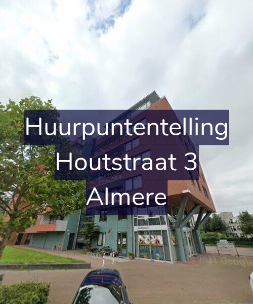 Foto gevel Huurpuntentelling voor Houtstraat 3, Almere