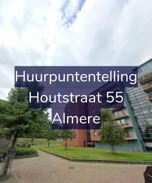 Foto gevel Huurpuntentelling voor Houtstraat 55, Almere