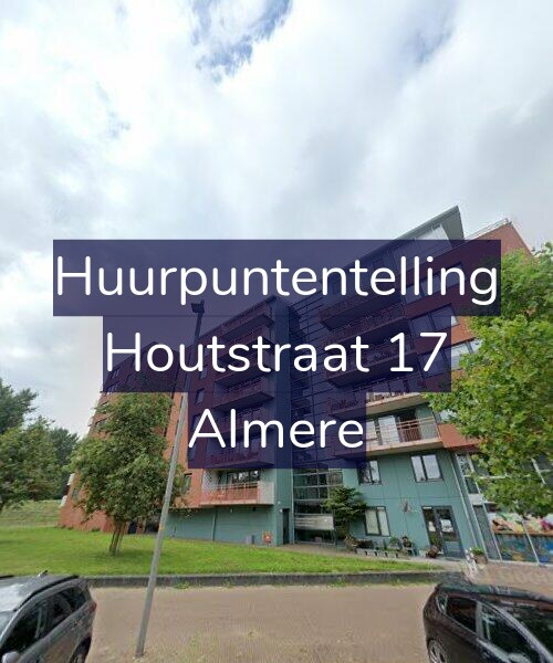 Foto gevel Huurpuntentelling voor Houtstraat 17, Almere