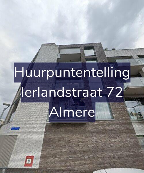 Foto gevel Huurpuntentelling voor Ierlandstraat 72, Almere