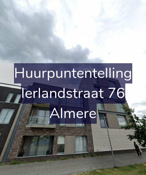 Foto gevel Huurpuntentelling voor Ierlandstraat 76, Almere