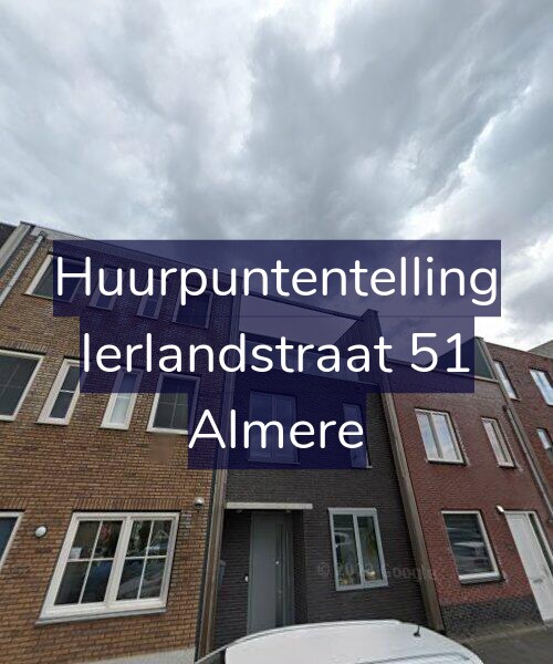 Foto gevel Huurpuntentelling voor Ierlandstraat 51, Almere