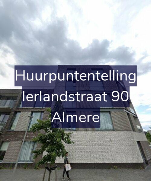 Foto gevel Huurpuntentelling voor Ierlandstraat 90, Almere
