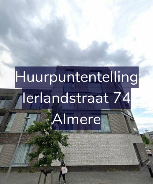 Foto gevel Huurpuntentelling voor Ierlandstraat 74, Almere