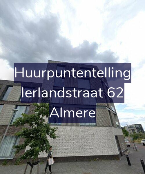 Foto gevel Huurpuntentelling voor Ierlandstraat 62, Almere