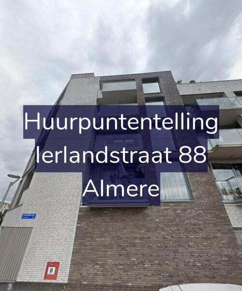 Foto gevel Huurpuntentelling voor Ierlandstraat 88, Almere