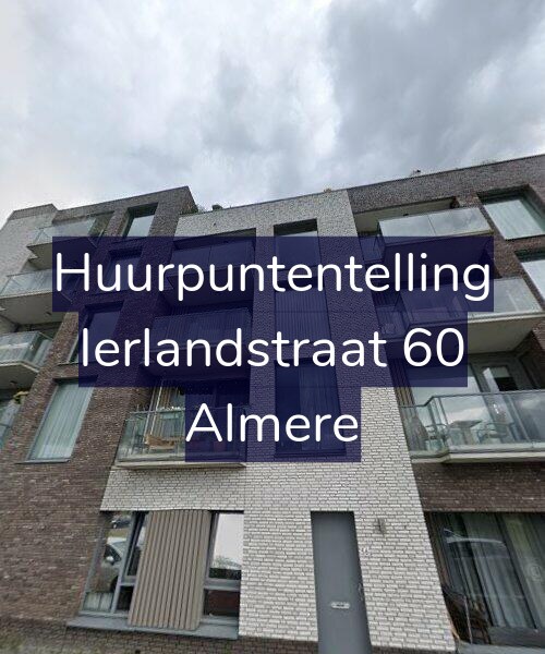 Foto gevel Huurpuntentelling voor Ierlandstraat 60, Almere