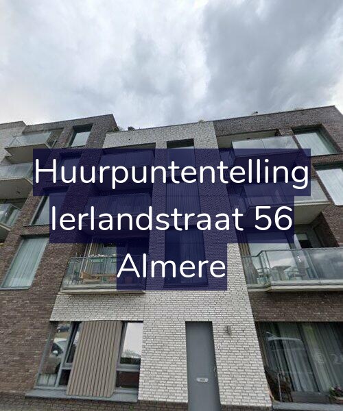 Foto gevel Huurpuntentelling voor Ierlandstraat 56, Almere