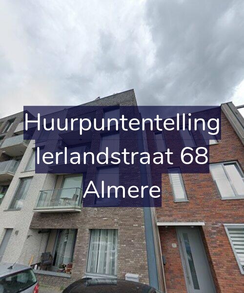 Foto gevel Huurpuntentelling voor Ierlandstraat 68, Almere