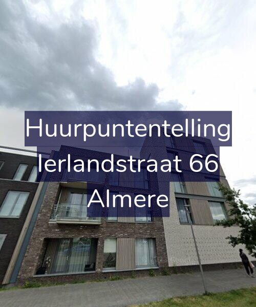 Foto gevel Huurpuntentelling voor Ierlandstraat 66, Almere
