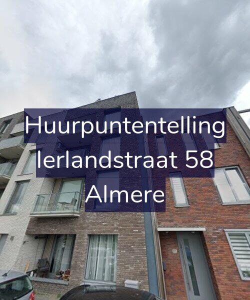 Foto gevel Huurpuntentelling voor Ierlandstraat 58, Almere