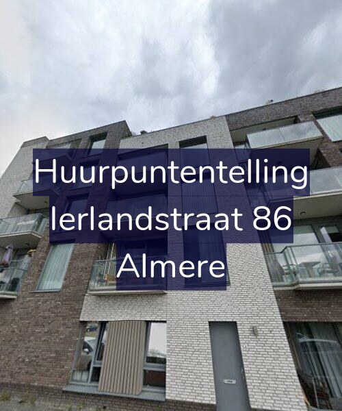Foto gevel Huurpuntentelling voor Ierlandstraat 86, Almere