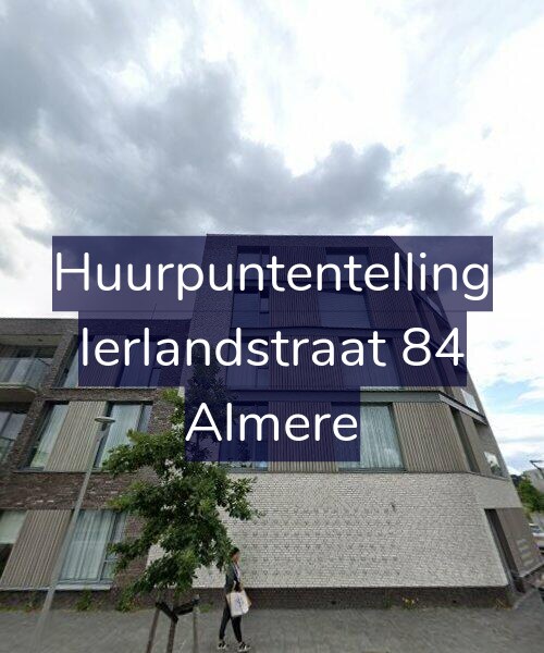 Foto gevel Huurpuntentelling voor Ierlandstraat 84, Almere
