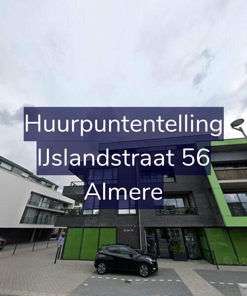 Foto gevel Huurpuntentelling voor IJslandstraat 56, Almere