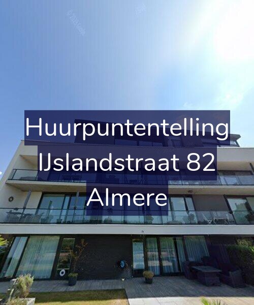 Foto gevel Huurpuntentelling voor IJslandstraat 82, Almere