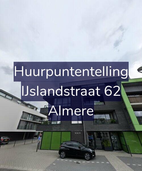 Foto gevel Huurpuntentelling voor IJslandstraat 62, Almere