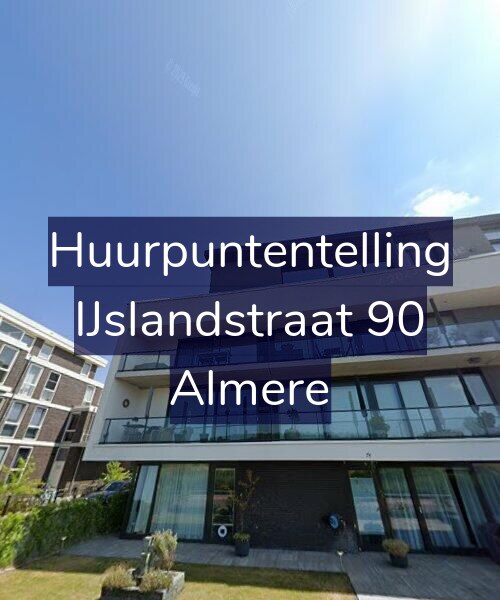 Foto gevel Huurpuntentelling voor IJslandstraat 90, Almere