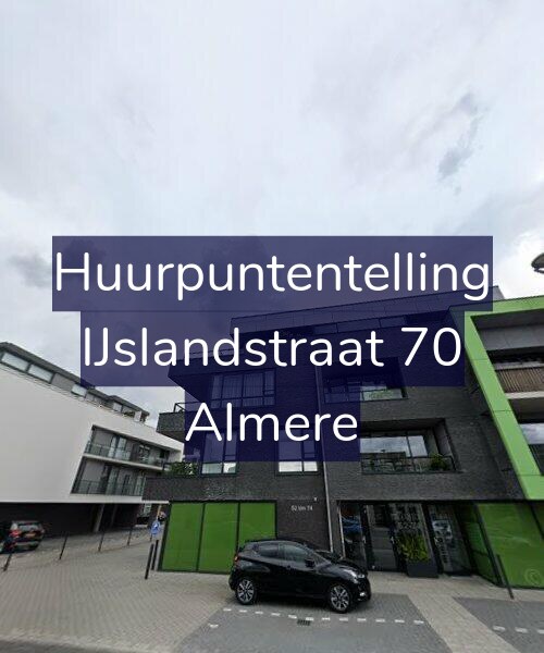 Foto gevel Huurpuntentelling voor IJslandstraat 70, Almere