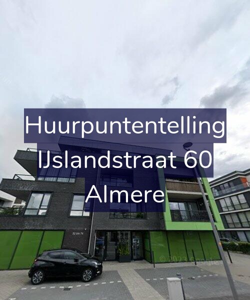 Foto gevel Huurpuntentelling voor IJslandstraat 60, Almere