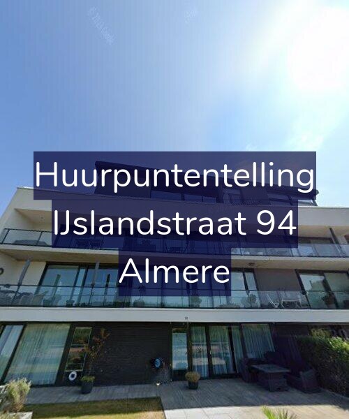 Foto gevel Huurpuntentelling voor IJslandstraat 94, Almere