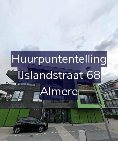 Foto gevel Huurpuntentelling voor IJslandstraat 68, Almere