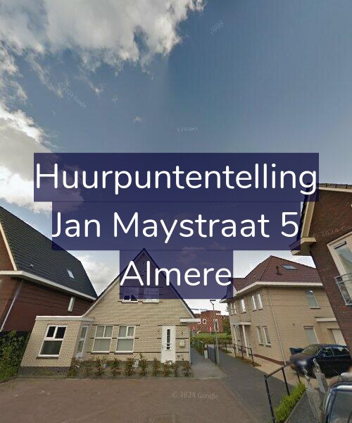 Foto gevel Huurpuntentelling voor Jan Maystraat 5, Almere