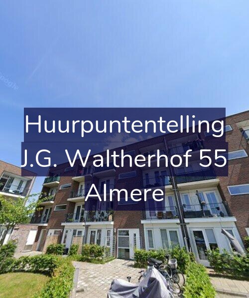 Foto gevel Huurpuntentelling voor J.G. Waltherhof 55, Almere