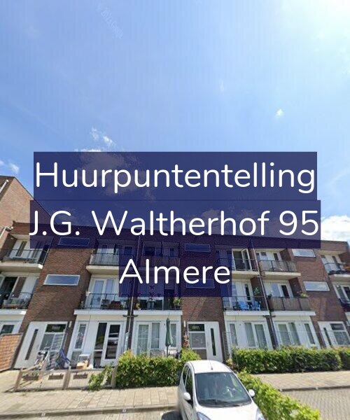 Foto gevel Huurpuntentelling voor J.G. Waltherhof 95, Almere