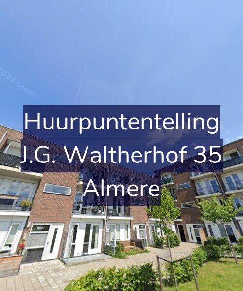 Foto gevel Huurpuntentelling voor J.G. Waltherhof 35, Almere