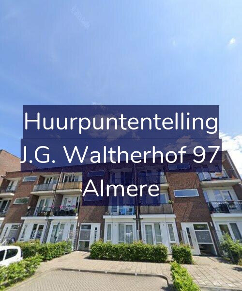 Foto gevel Huurpuntentelling voor J.G. Waltherhof 97, Almere