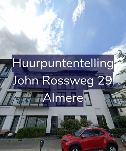 Foto gevel Huurpuntentelling voor John Rossweg 29, Almere