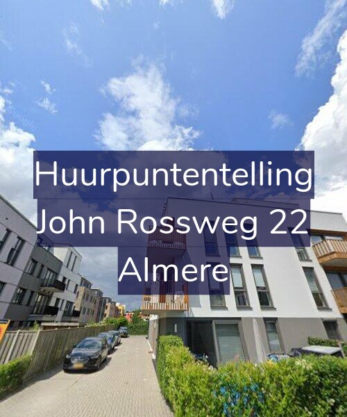 Foto gevel Huurpuntentelling voor John Rossweg 22, Almere